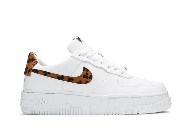 Nike Wmns Air Force 1 Pixel SE 'Leopard Print' — White/White/White (2)