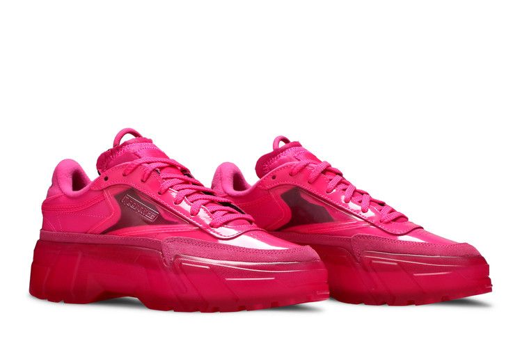 Cardi B x Reebok Wmns Club C 'Dynamic Pink' — Dynamic Pink/Dynamic Pink/Clear