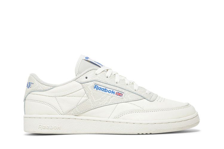 Awake NY x Reebok Club C 85 'White Snakeskin' — Sandtrap/Chalk/Sandtrap