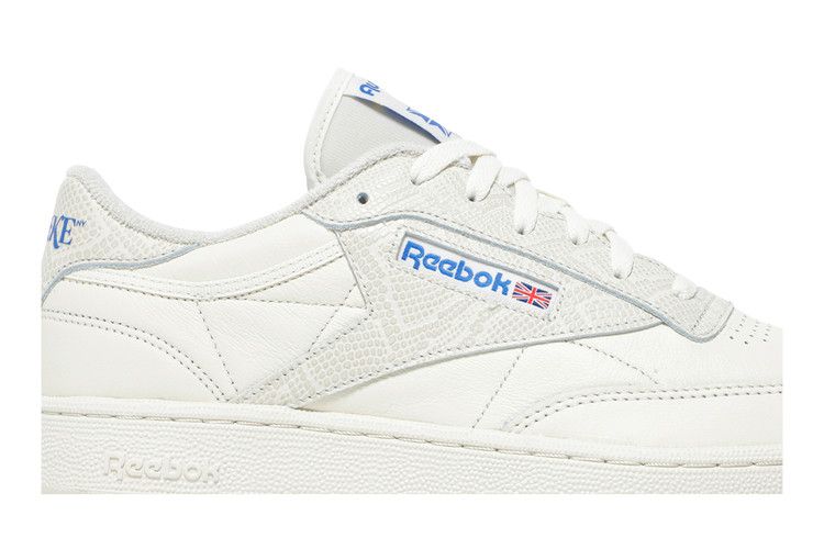 Awake NY x Reebok Club C 85 'White Snakeskin' — Sandtrap/Chalk/Sandtrap