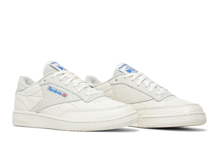 Awake NY x Reebok Club C 85 'White Snakeskin' — Sandtrap/Chalk/Sandtrap