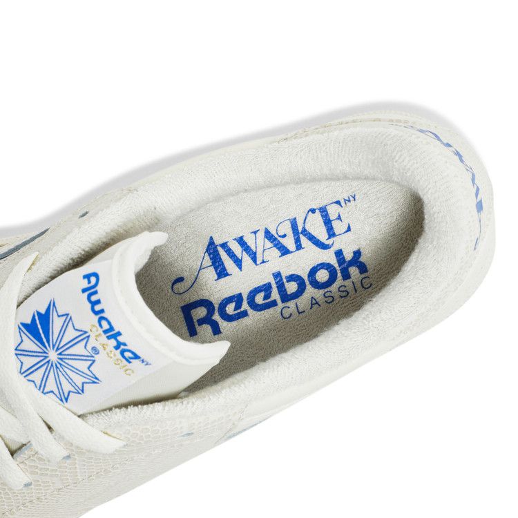 Awake NY x Reebok Club C 85 'White Snakeskin' — Sandtrap/Chalk/Sandtrap