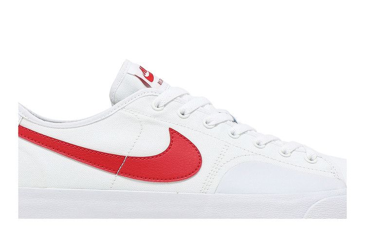 Nike Blazer Court SB 'White University Red' — White/White/Black/University Red