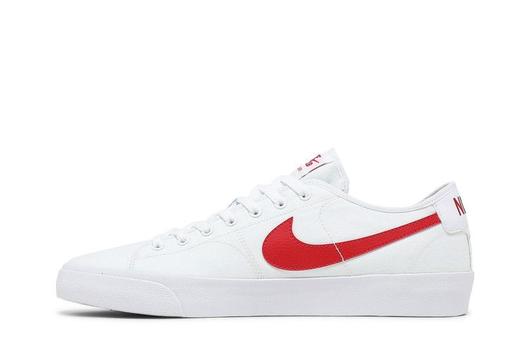 Nike Blazer Court SB 'White University Red' — White/White/Black/University Red