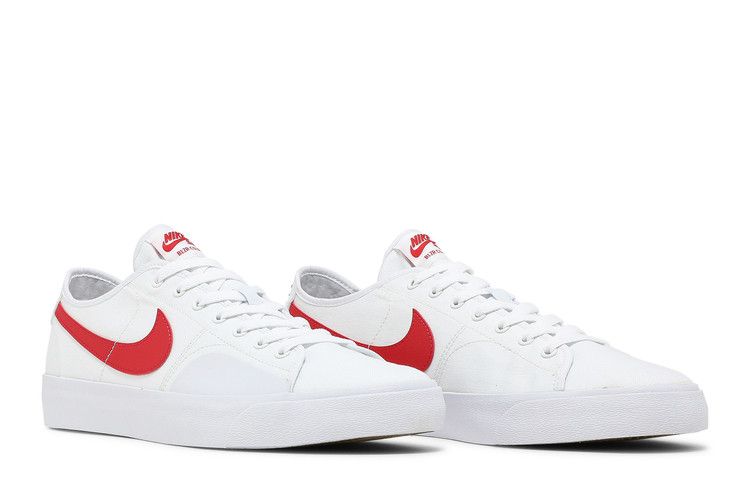 Nike Blazer Court SB 'White University Red' — White/White/Black/University Red