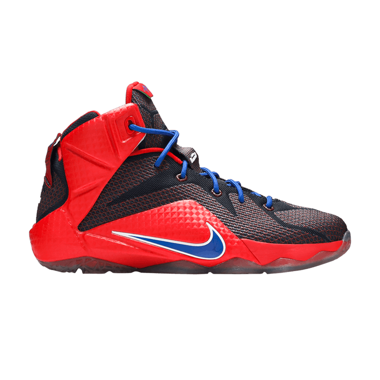 Nike LeBron 12 GS 'Supes' — University Red/Midnight Navy/Lyon Blue/Game Royal