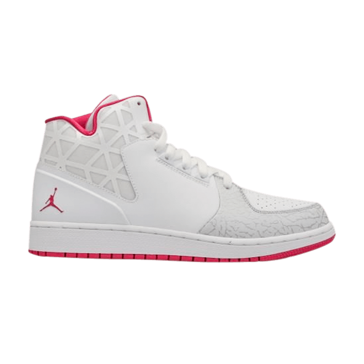 Air Jordan 1 Flight 3 Premium GG 'White Sport Fuchsia' — White/Sport Fuchsia/Metallic Silver
