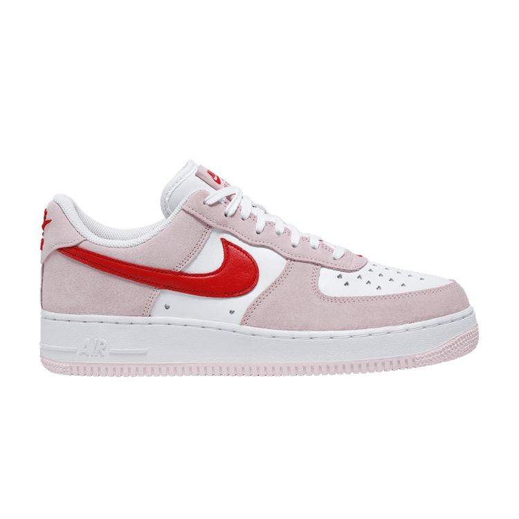 Nike Air Force 1 Low '07 QS 'Valentine’s Day Love Letter' — Tulip Pink/University Red/White