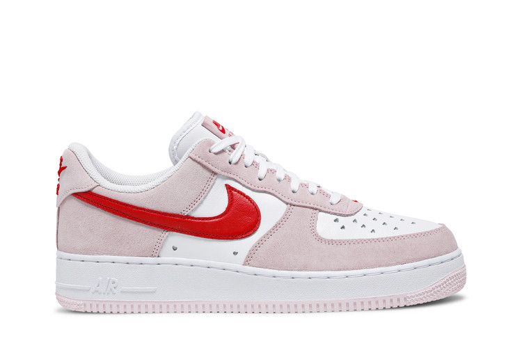 Nike Air Force 1 Low '07 QS 'Valentine’s Day Love Letter' — Tulip Pink/University Red/White (2)