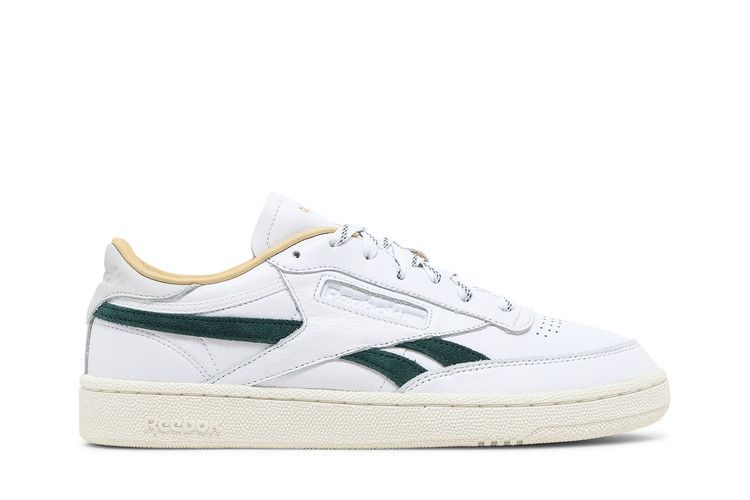Reebok Club C Revenge 'White Forest Green' — White/Gold Met./Forest Green
