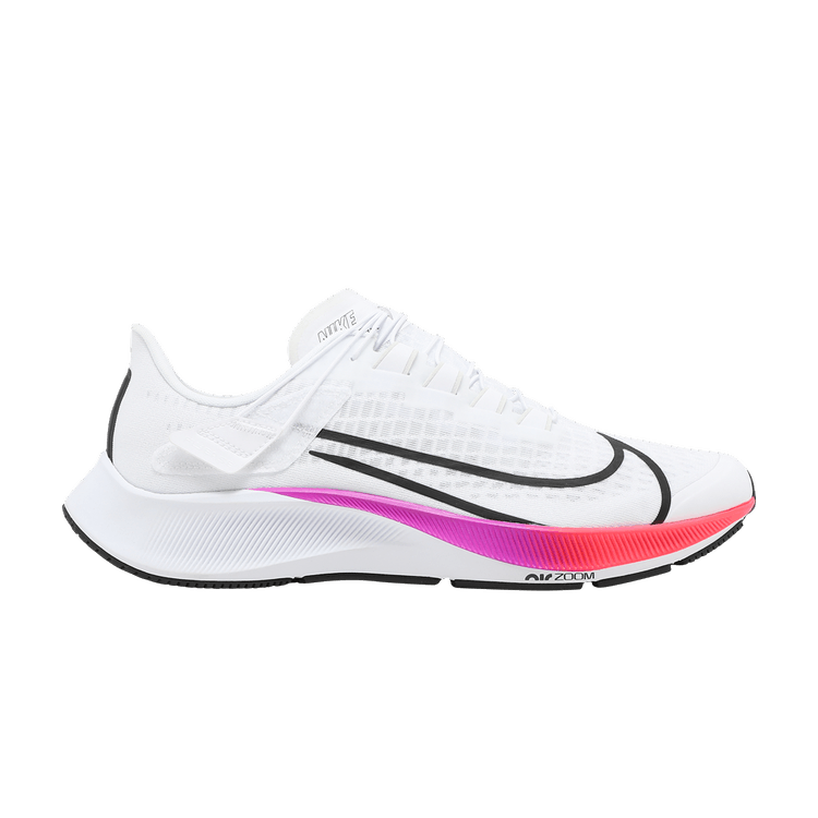 Nike Air Zoom Pegasus 37 FlyEase 'White Multi-Color' — White/Hyper Violet/Spruce Aura/Flash Crimson