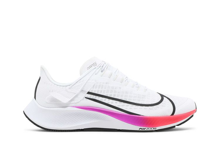 Nike Air Zoom Pegasus 37 FlyEase 'White Multi-Color' — White/Hyper Violet/Spruce Aura/Flash Crimson (2)