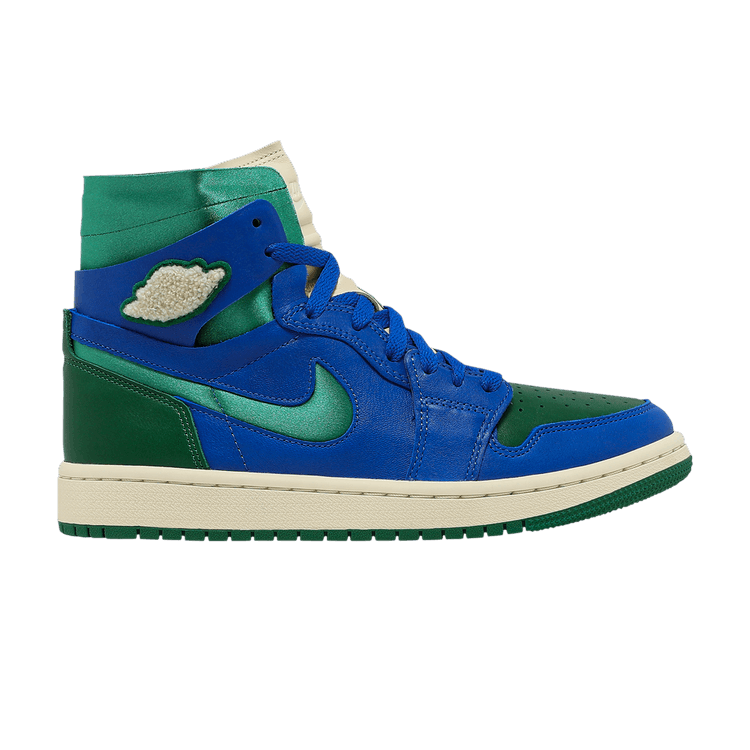 Aleali May x Wmns Air Jordan 1 High Zoom Comfort 'Califia' — Hyper Royal/Pine Green