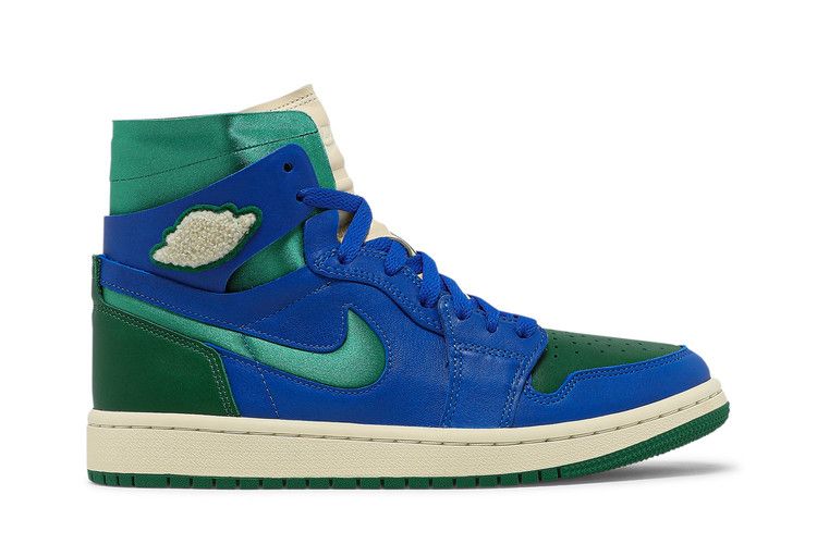 Aleali May x Wmns Air Jordan 1 High Zoom Comfort 'Califia' — Hyper Royal/Pine Green