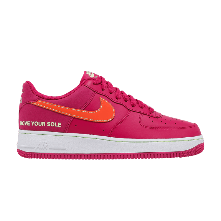Nike Air Force 1 '07 LV8 'World Tour' — Fireberry/Light Liquid Lime/Black/Turf Orange
