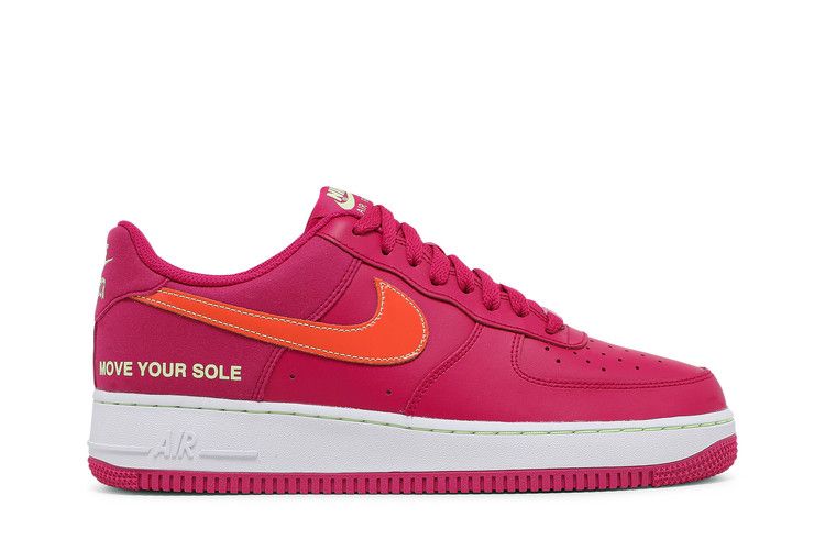 Nike Air Force 1 '07 LV8 'World Tour' — Fireberry/Light Liquid Lime/Black/Turf Orange (2)