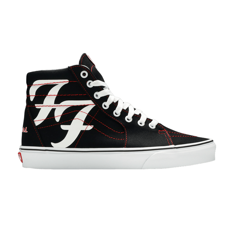 Foo Fighters x Vans Sk8-Hi '25th Anniversary' — Black/White