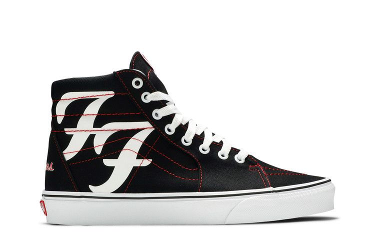 Foo Fighters x Vans Sk8-Hi '25th Anniversary' — Black/White