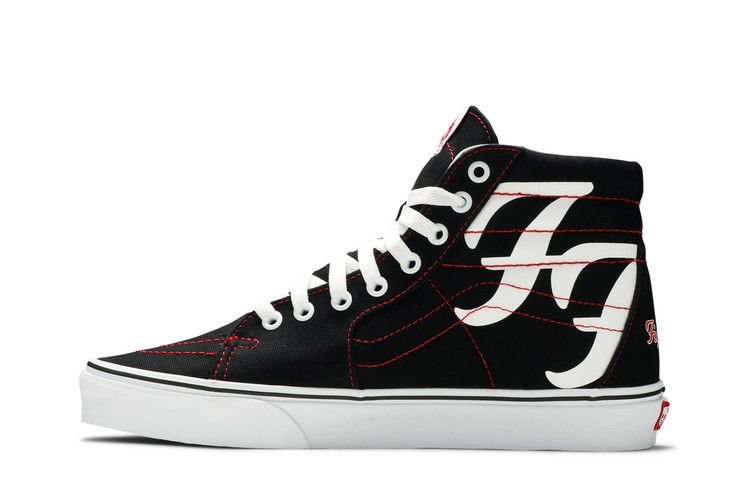 Foo Fighters x Vans Sk8-Hi '25th Anniversary' — Black/White