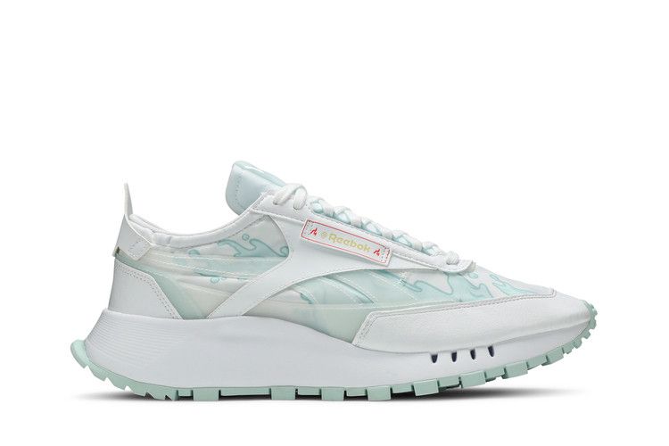 Hot Ones x Reebok Classic Leather Legacy 'The Thirst Quencher' — White/Chalk Blue/Neon Cherry