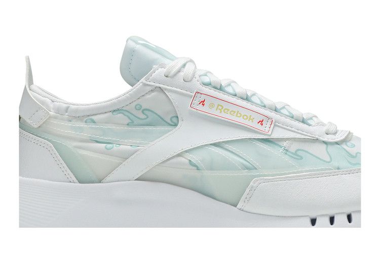 Hot Ones x Reebok Classic Leather Legacy 'The Thirst Quencher' — White/Chalk Blue/Neon Cherry