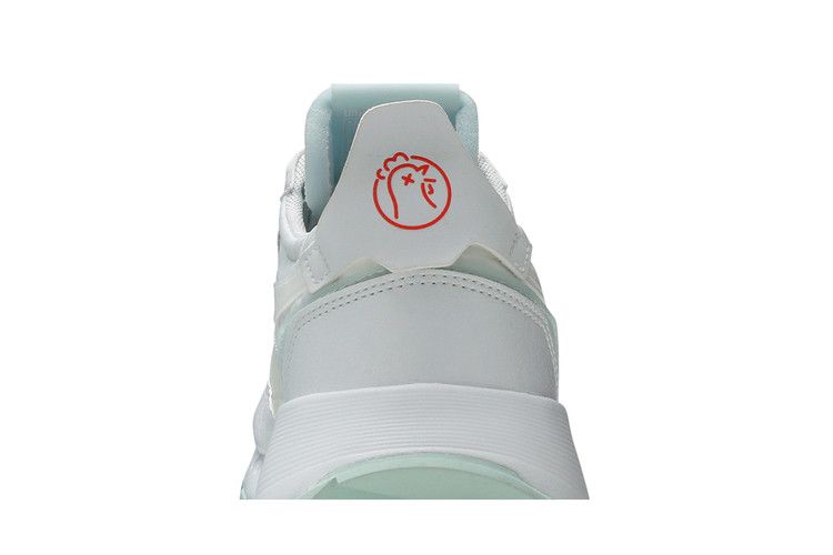 Hot Ones x Reebok Classic Leather Legacy 'The Thirst Quencher' — White/Chalk Blue/Neon Cherry