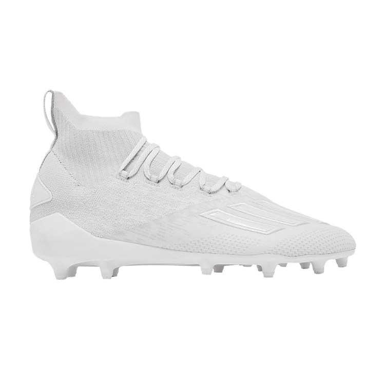 Adidas Adizero Primeknit SK Cleats 'White Clear Grey' — Cloud White/Cloud White/Clear Grey