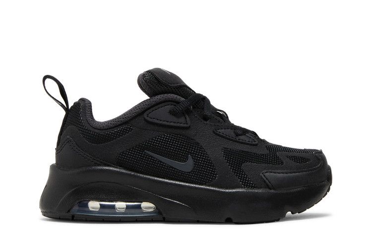 Nike Air Max 200 PS 'Triple Black' — Black/Anthracite