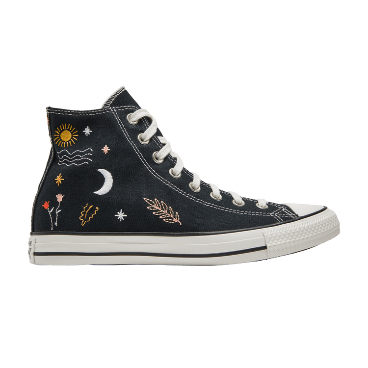 Converse Wmns Chuck Taylor All Star High 'It's Okay To Wander' — Black/White/Black