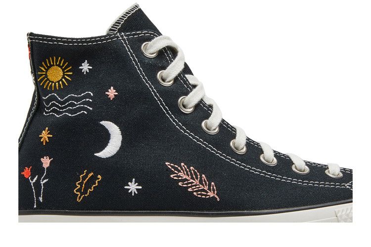 Converse Wmns Chuck Taylor All Star High 'It's Okay To Wander' — Black/White/Black