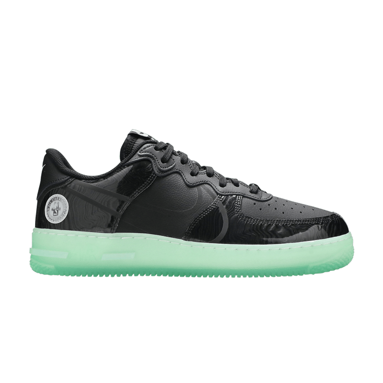 Nike Air Force 1 React LV8 'All Star 2021' — Black/Black/Barely Green