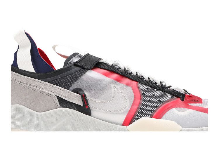Air Jordan Delta Breathe 'Clear Medium Grey' — Clear/Light Bone/Varsity Red/Medium Grey