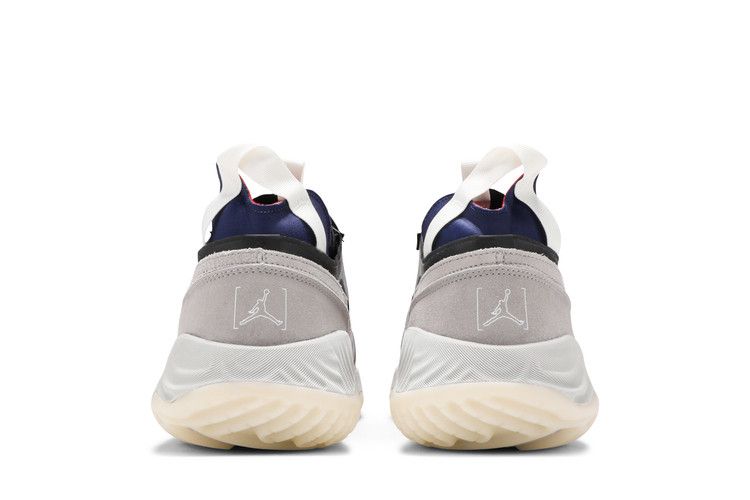 Air Jordan Delta Breathe 'Clear Medium Grey' — Clear/Light Bone/Varsity Red/Medium Grey