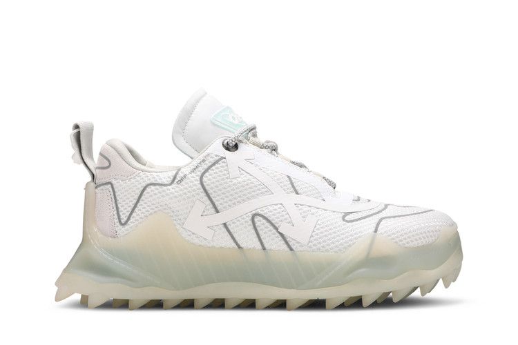 Off-White ODSY-1000 'Transparent Sole - White Silver' — White/Silver