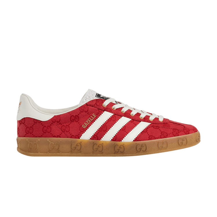 adidas x Gucci Gazelle 'Red GG Monogram' — Red