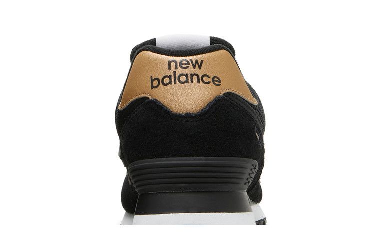 New Balance 574 'Black Gold' — Black/Yellow