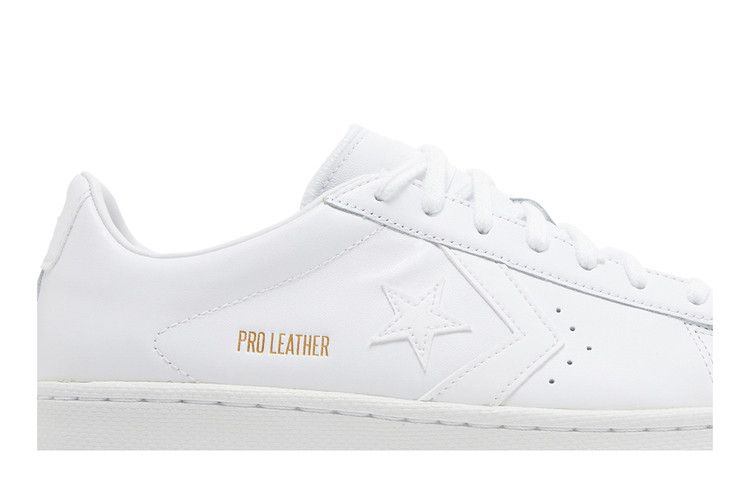 Converse Pro Leather Low 'Triple White' — White/White/White