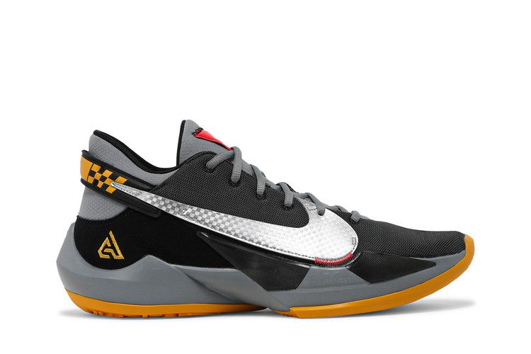 Nike Zoom Freak 2 'Taxi' — Black/Particle Grey/Bright Crimson/Metallic Silver (2)