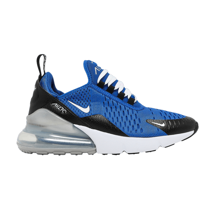 Nike Air Max 270 GS 'Metallic Stars' — Game Royal/Metallic Silver/Black/Pure Platinum/White