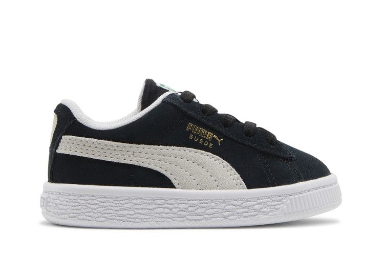 Puma Suede Classic 21 Infant 'Black White' — Black/White