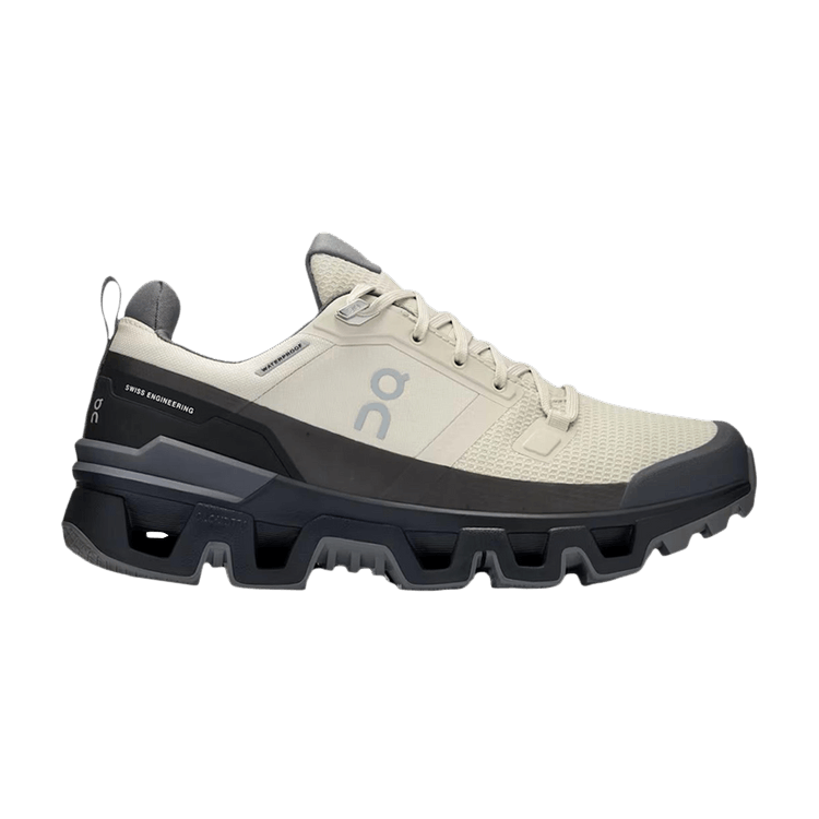 ON Wmns Cloudwander Waterproof 'Sand Black' — Sand/Black