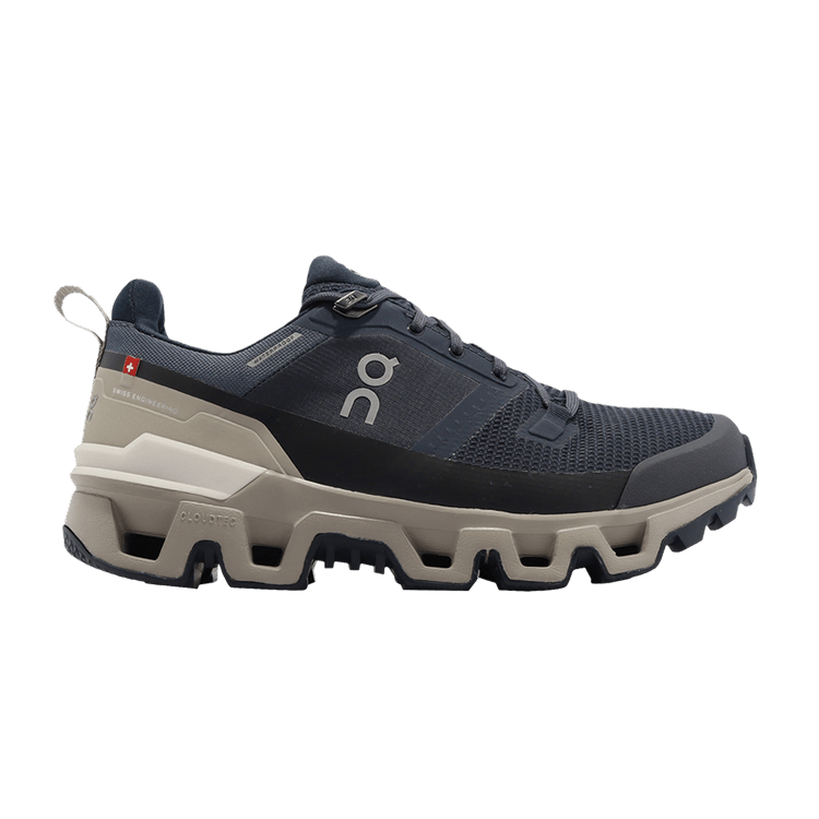 ON Wmns Cloudwander Waterproof 'Navy Desert' — Navy/Desert