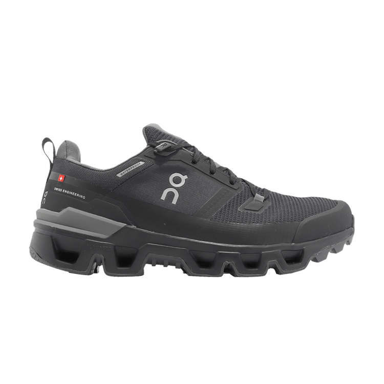 ON Cloudwander Waterproof 'Black' — Black/Eclipse