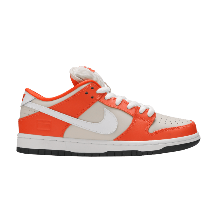 Nike Dunk Low SB 'Orange Box' — Safety Orange/White-Cream