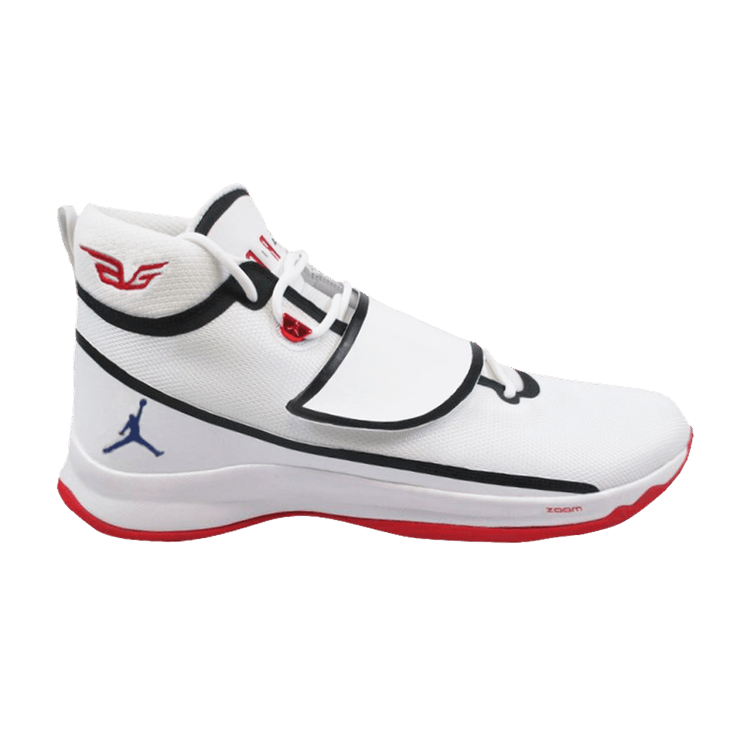 Air Jordan Super.Fly 5 PO 'Blake Griffin' PE — White/Black-University Red-Old Royal