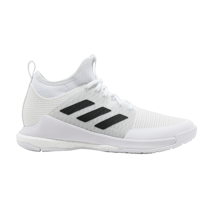 Adidas Wmns Crazyflight Mid 'White Black' — Cloud White/Core Black/Silver Metallic