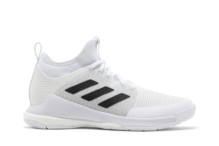 Adidas Wmns Crazyflight Mid 'White Black' — Cloud White/Core Black/Silver Metallic