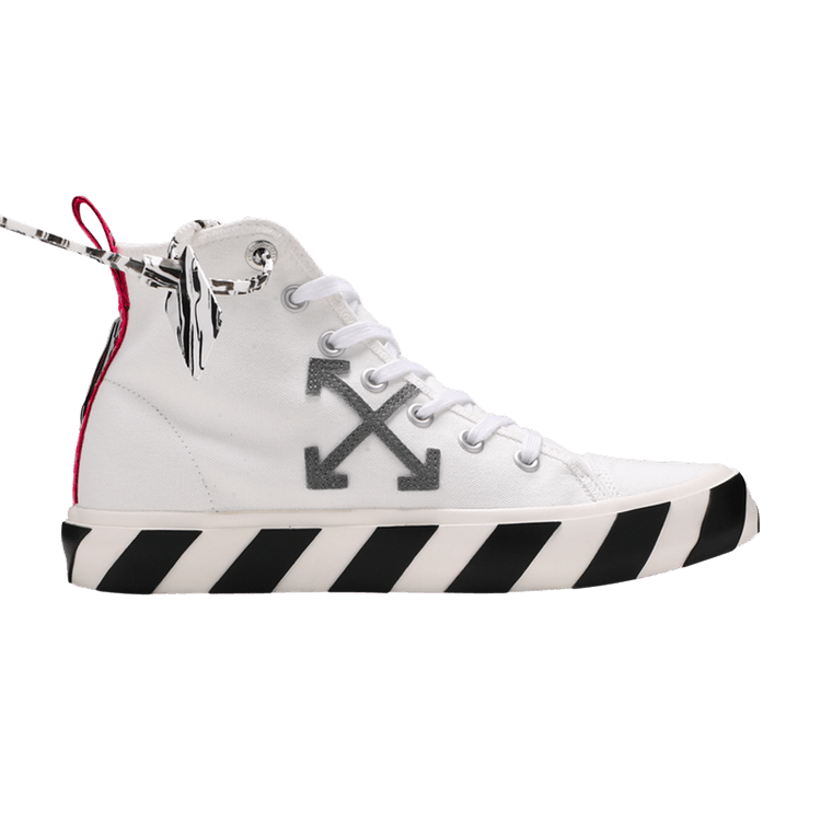Off-White Vulc Sneaker Mid 'White Black' — White/Black