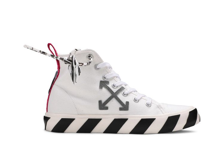 Off-White Vulc Sneaker Mid 'White Black' — White/Black