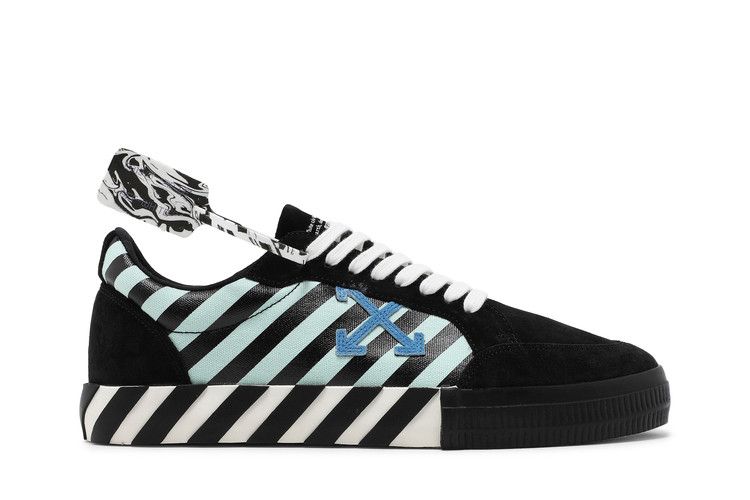 Off-White Vulc Sneaker Low 'Black Green' — Black/Green/Blue